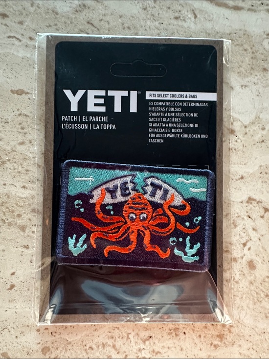 Yeti Other - YETI Embroidered Heritage Patch Coastal Octopus. Rare